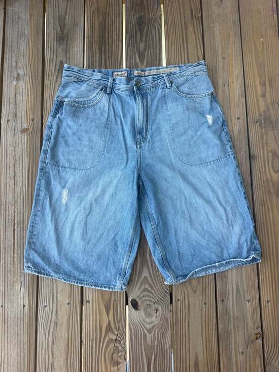 Ecko Unltd Other - Ecko Unltd Denim Shorts Size 40 Light Wash Baggy Jorts